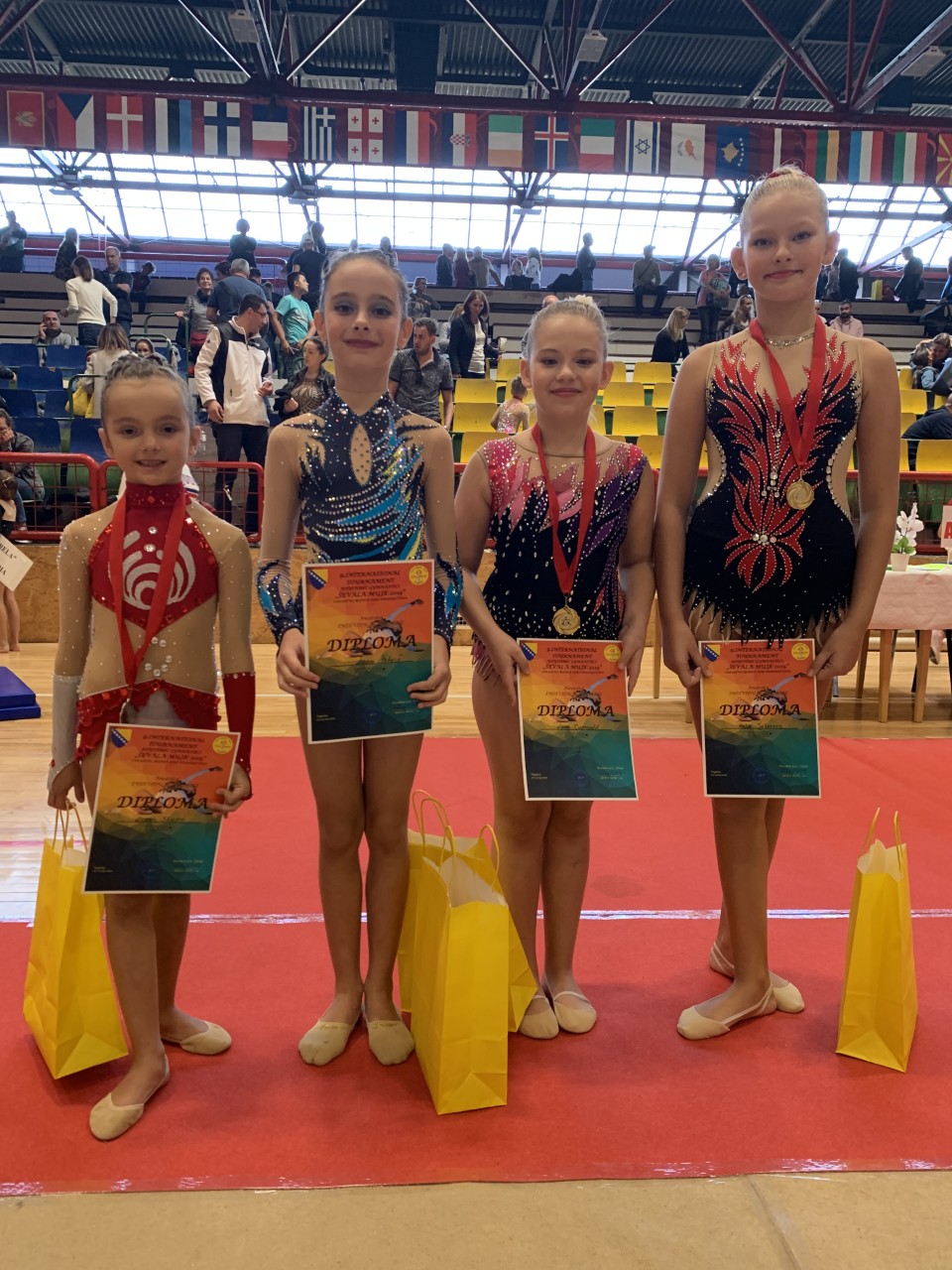 Gimnasticarke u Vogosci sa medaljama u individualnim vjezbama